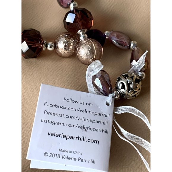 SOLD Valerie Parr Hill Crystal & Bead Prayer Box Bracelet NEW WITH TAG - Picture 8 of 8